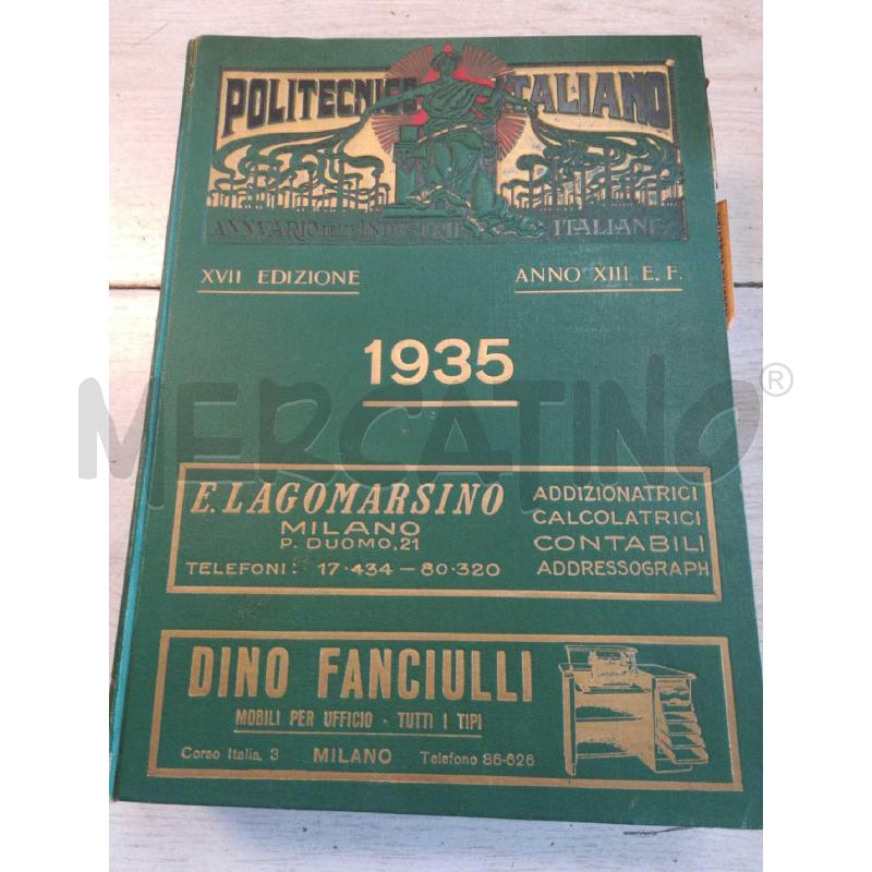 1935 POLITECNICO ITALIANO | Mercatino dell'Usato Cosseria 1
