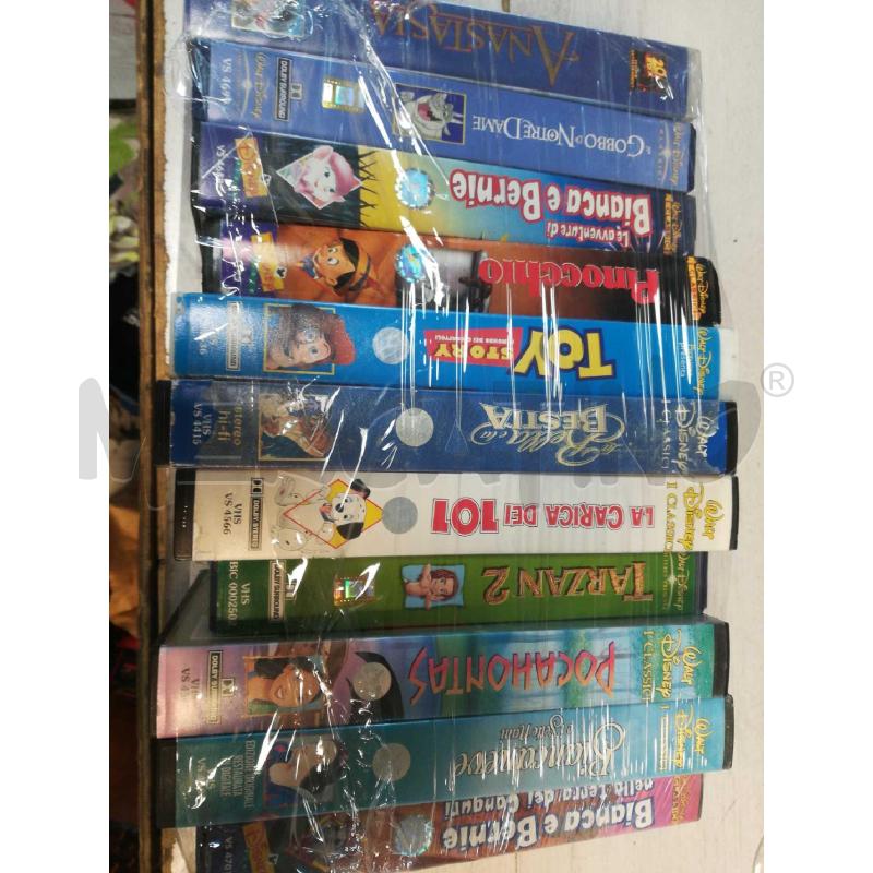 BLOCCO VHS DISNEY 11 | Mercatino dell'Usato Cosseria 2