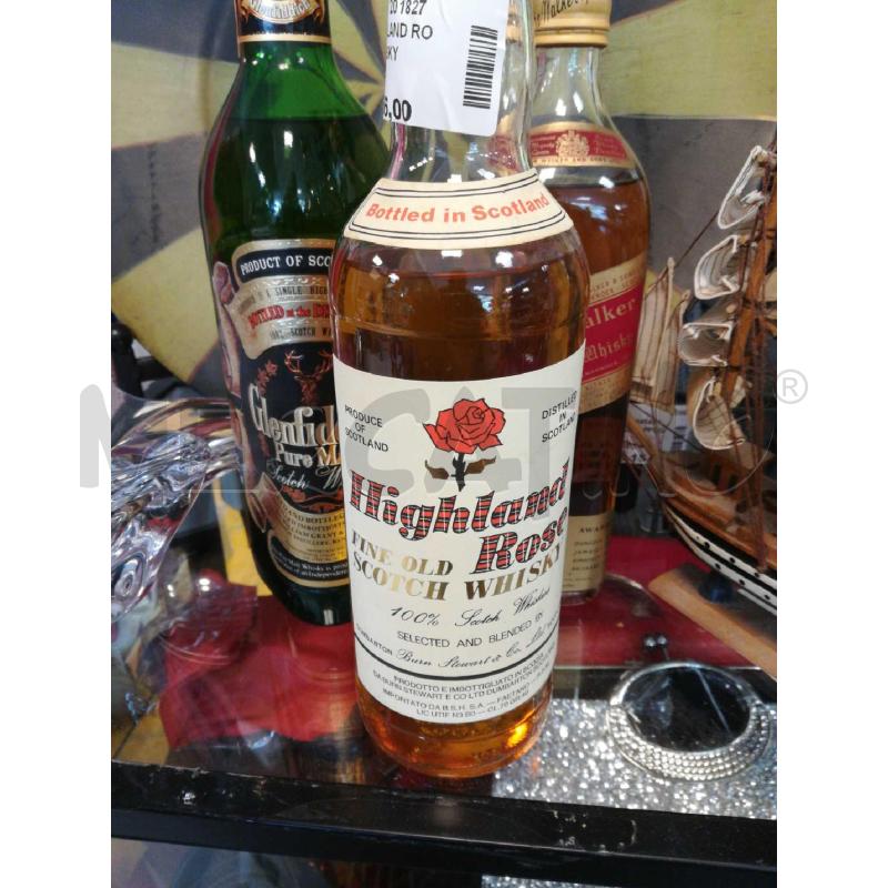 BOTTIGLIA  HIGLAND ROSE SOCZIA WHISKY | Mercatino dell'Usato Cosseria 1