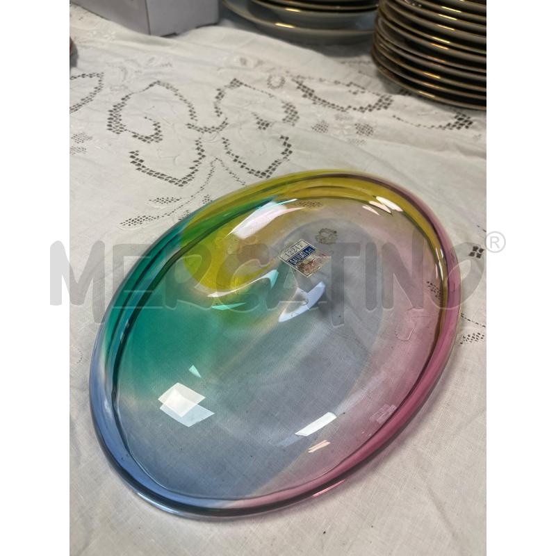 CENTROTAVOLA VETRO B. JOHANSSON PER SALVIATI MURANO  | Mercatino dell'Usato Cosseria 2