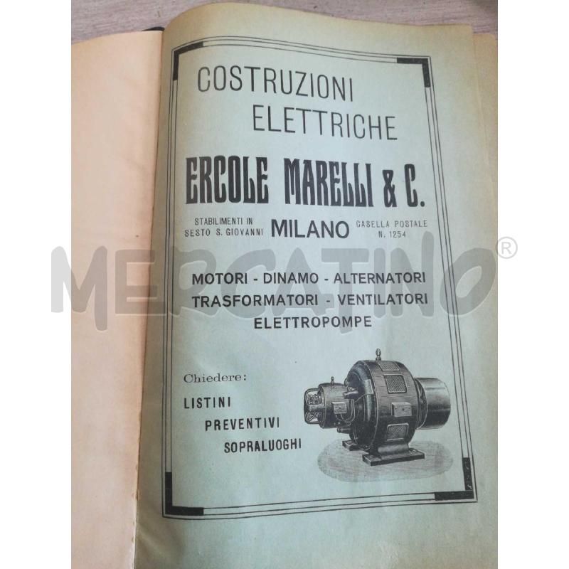 CONDOTTA DELLE MACCHINE ELETTRICHE 1916 | Mercatino dell'Usato Cosseria 4