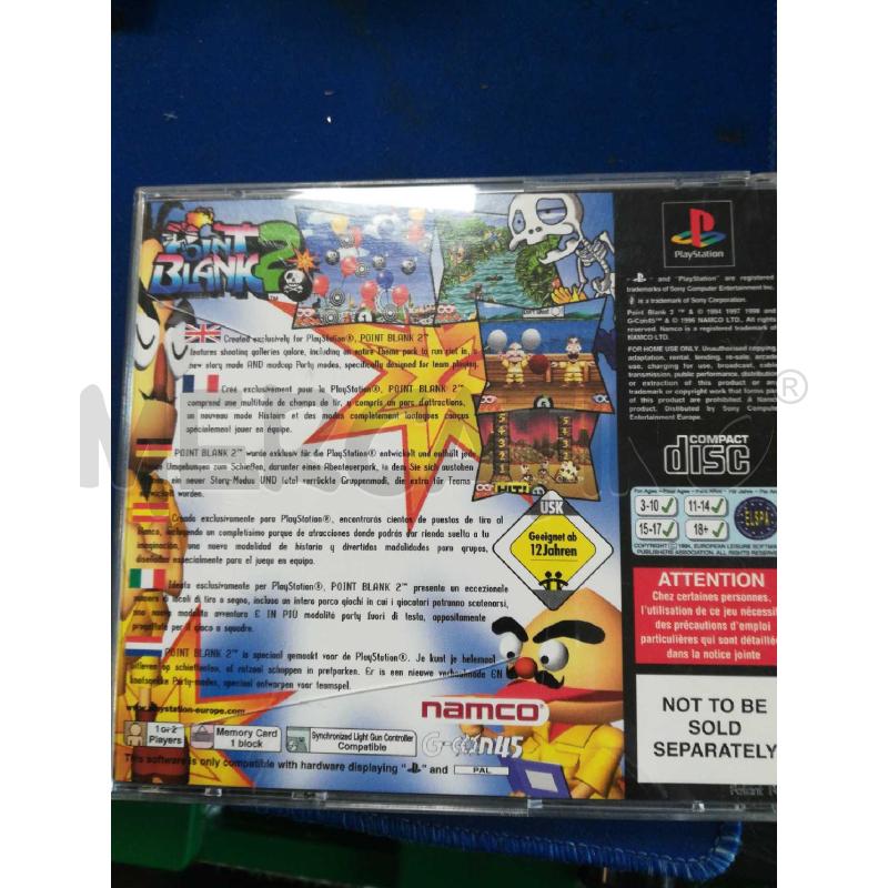 GIOCO PS1 POINT BLANC 2 | Mercatino dell'Usato Cosseria 3