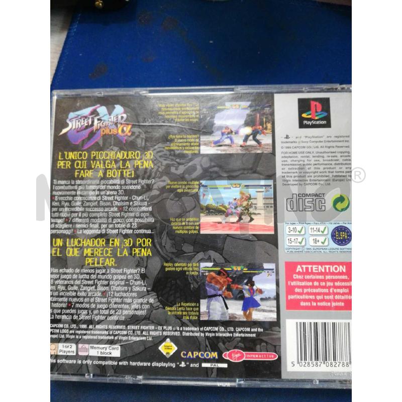 GIOCO PS1 STREET FIGTHER PLUS ALFA | Mercatino dell'Usato Cosseria 3