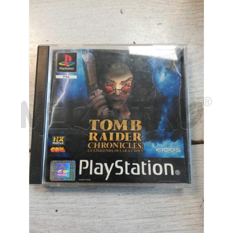 GIOCO PS1 TOMB RAIDER CHRONICLES | Mercatino dell'Usato Cosseria 1