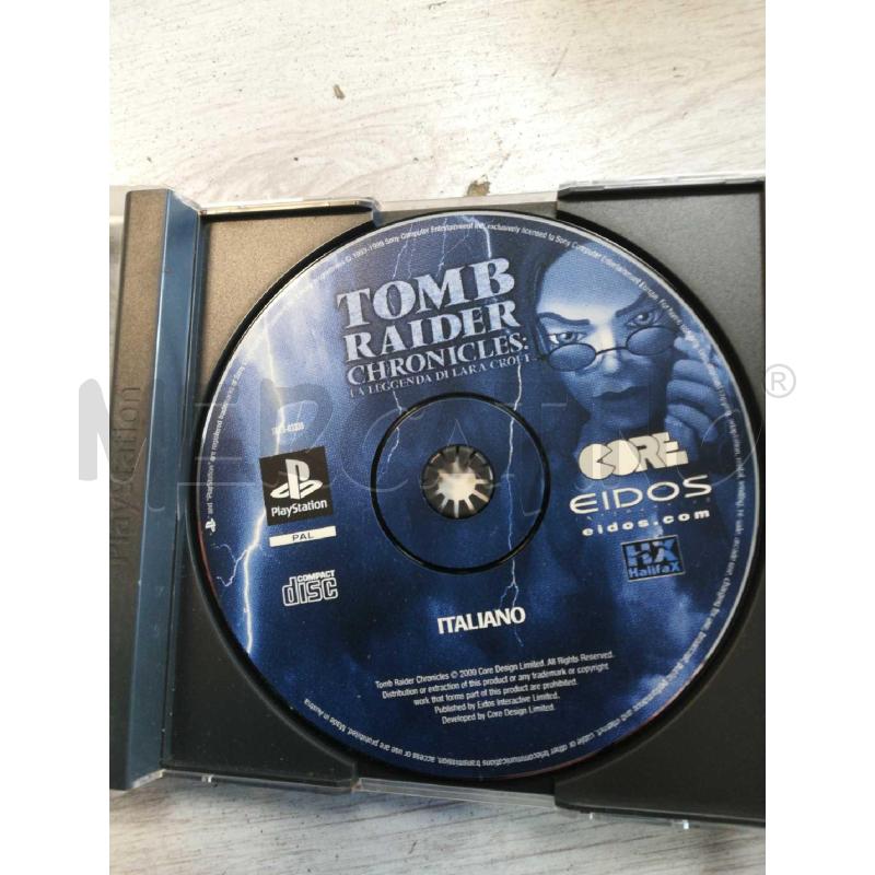 GIOCO PS1 TOMB RAIDER CHRONICLES | Mercatino dell'Usato Cosseria 2