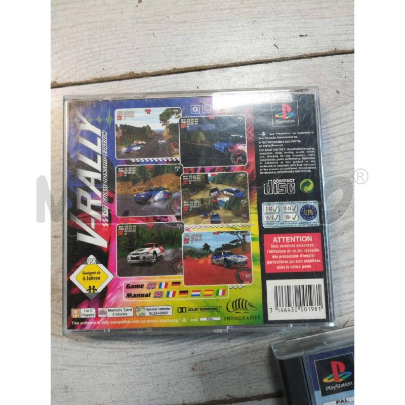GIOCO PS1 VRALLY | Mercatino dell'Usato Cosseria 3