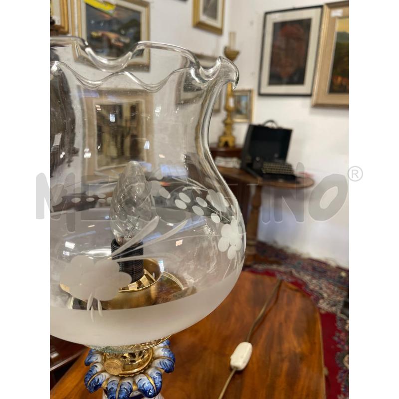 LAMPADA DA TAVOLA REALE PORCELLANA DI FRANCIA  | Mercatino dell'Usato Cosseria 3
