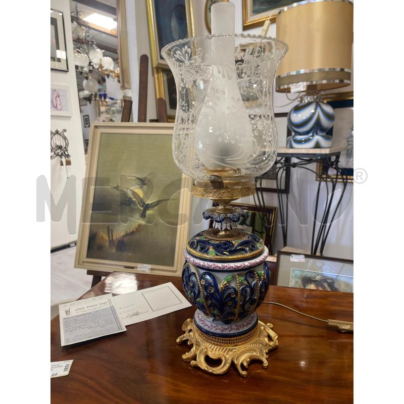 LAMPADA DA TAVOLA REALE PORCELLANA DI FRANCIA  | Mercatino dell'Usato Cosseria 1