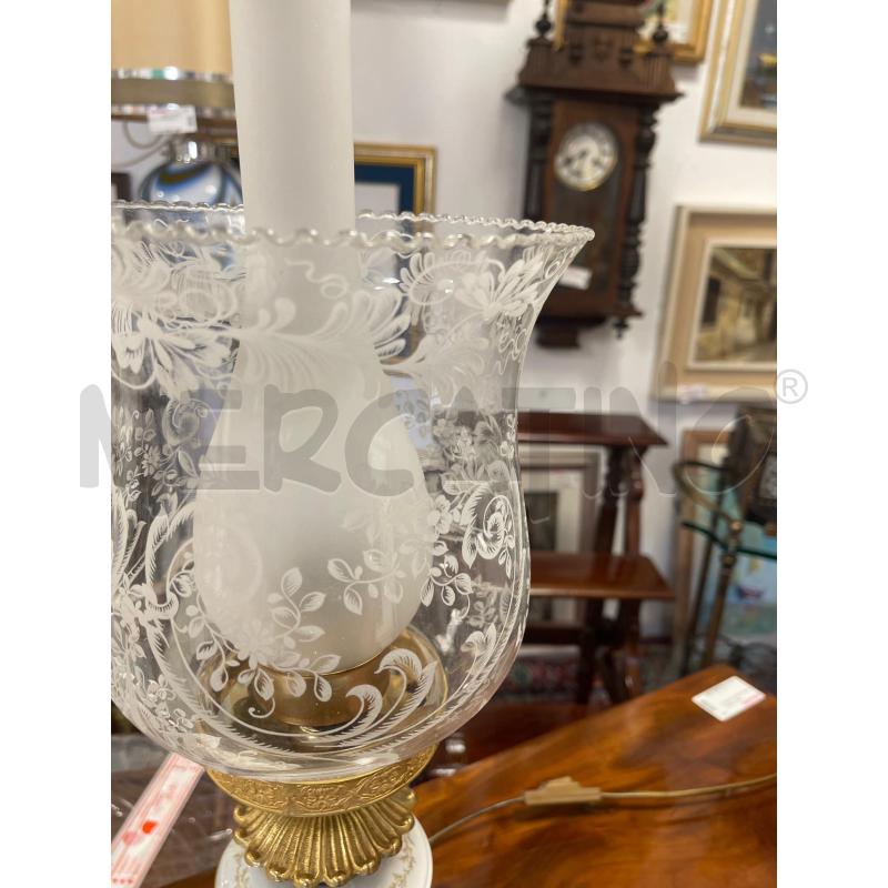 LAMPADA DA TAVOLA RELE PORCELLANA DI FRANCIA  | Mercatino dell'Usato Cosseria 3