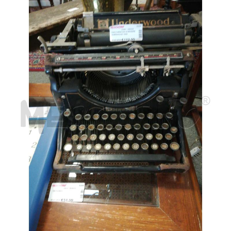 MACCHINA DA SCRIVERE UNERWOOD 1900 | Mercatino dell'Usato Cosseria 1