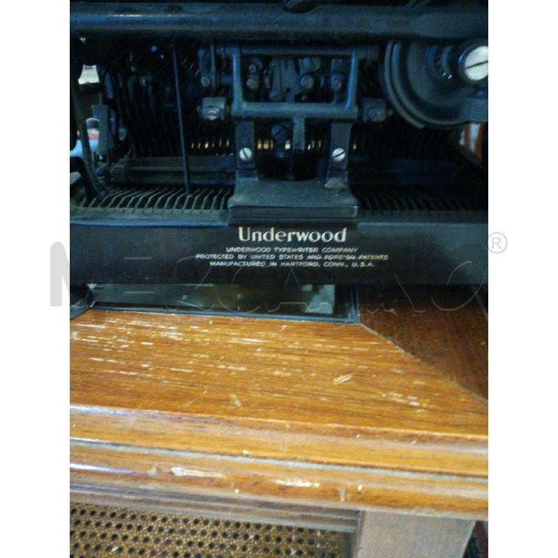MACCHINA DA SCRIVERE UNERWOOD 1900 | Mercatino dell'Usato Cosseria 3