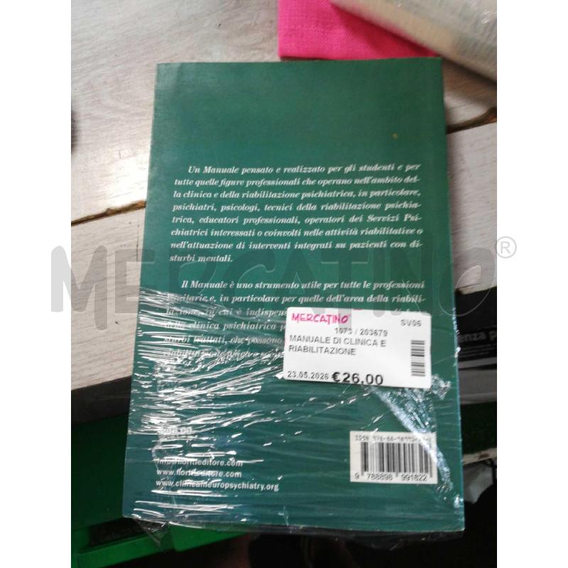 MANUALE DI CLINICA E RIABILITAZIONE | Mercatino dell'Usato Cosseria 2