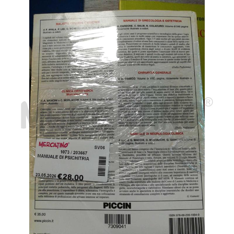 MANUALE DI PSICHITRIA | Mercatino dell'Usato Cosseria 2