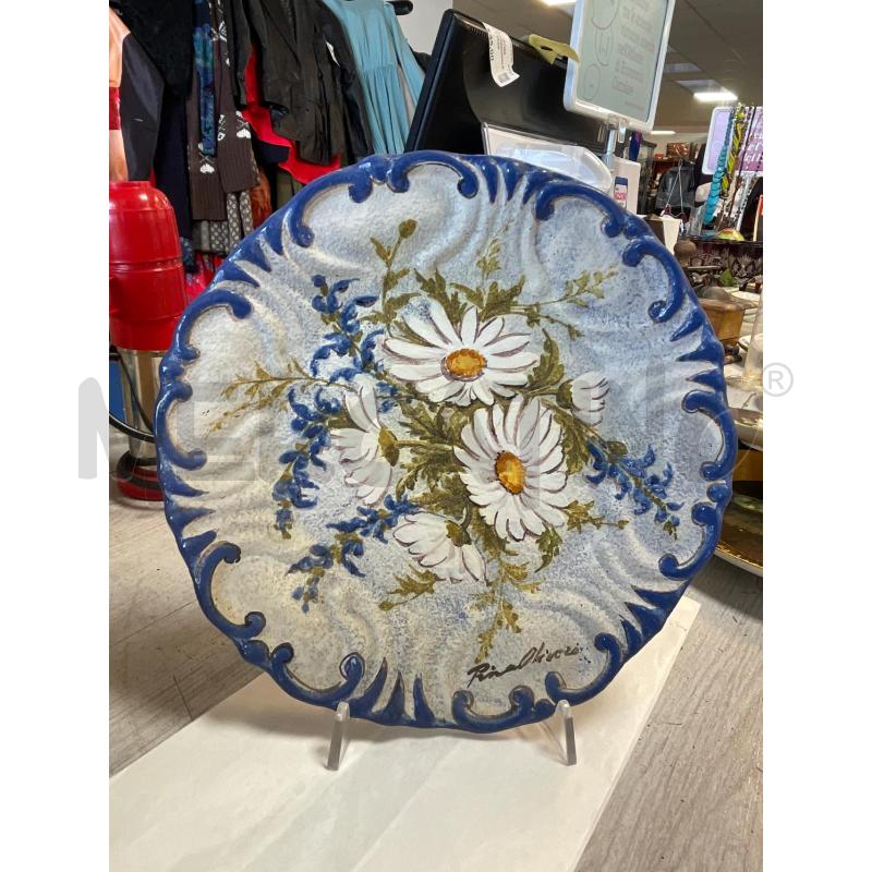 PIATTO ALBISOLA FIORI BLU  | Mercatino dell'Usato Cosseria 1
