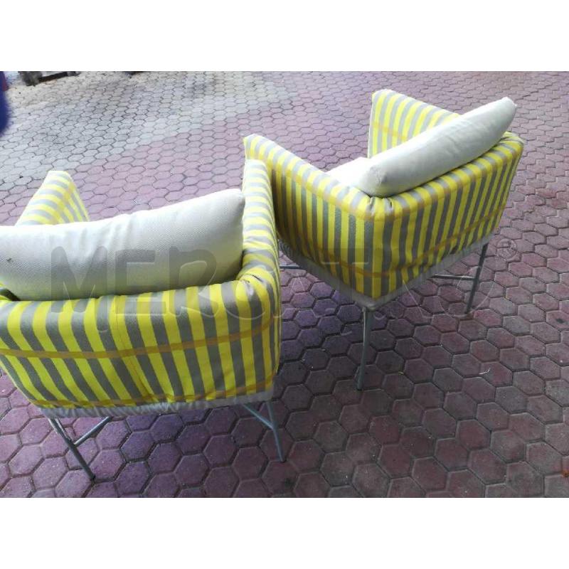 POLTRONA COPPIA CITTERIO OTTOMANA 1950 60 | Mercatino dell'Usato Cosseria 3