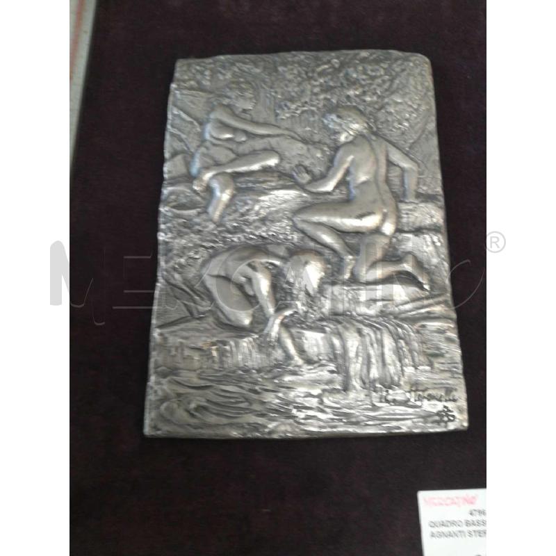 QUADRO BASSORILIEVO BAGNANTI STEFANELLI  | Mercatino dell'Usato Cosseria 1