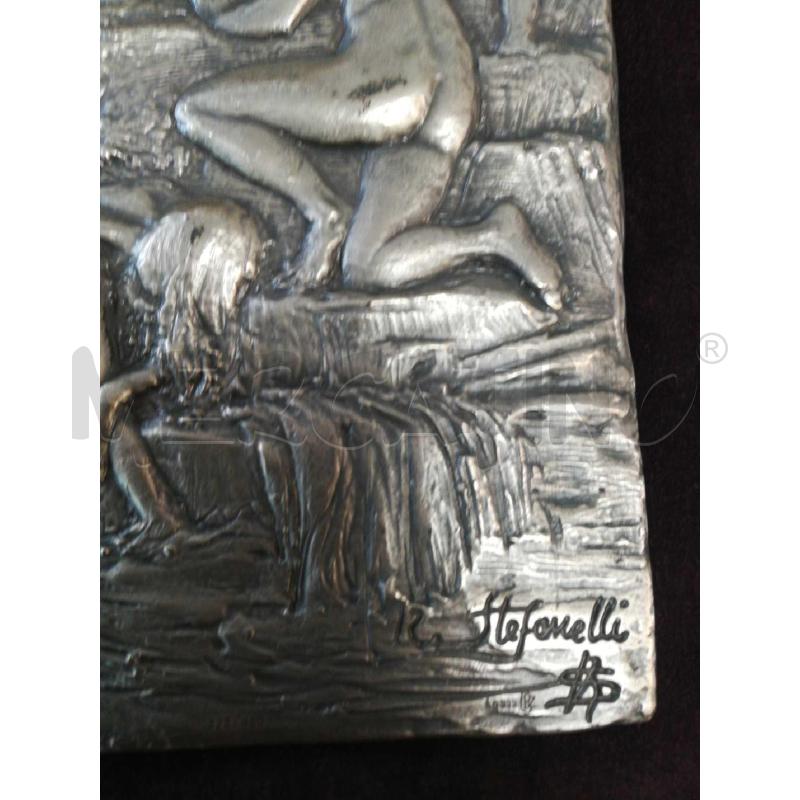 QUADRO BASSORILIEVO BAGNANTI STEFANELLI  | Mercatino dell'Usato Cosseria 2