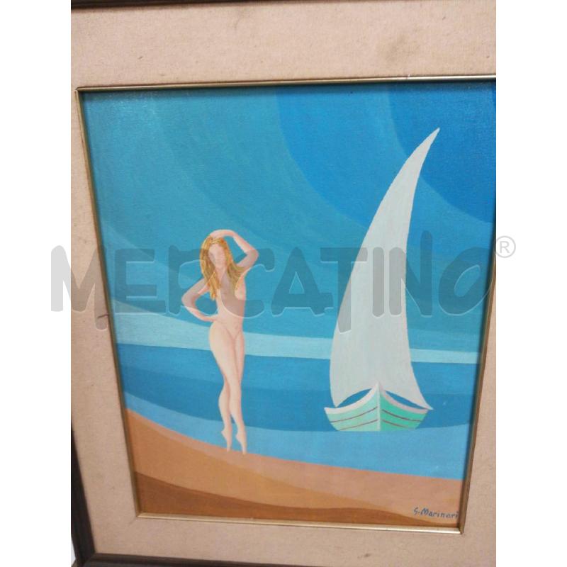 QUADRO MARINA FIRMA MARINARI | Mercatino dell'Usato Cosseria 1