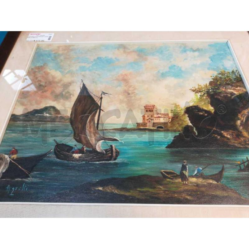 QUADRO PAESAGGIO CAMPANO AGRETTI | Mercatino dell'Usato Cosseria 1