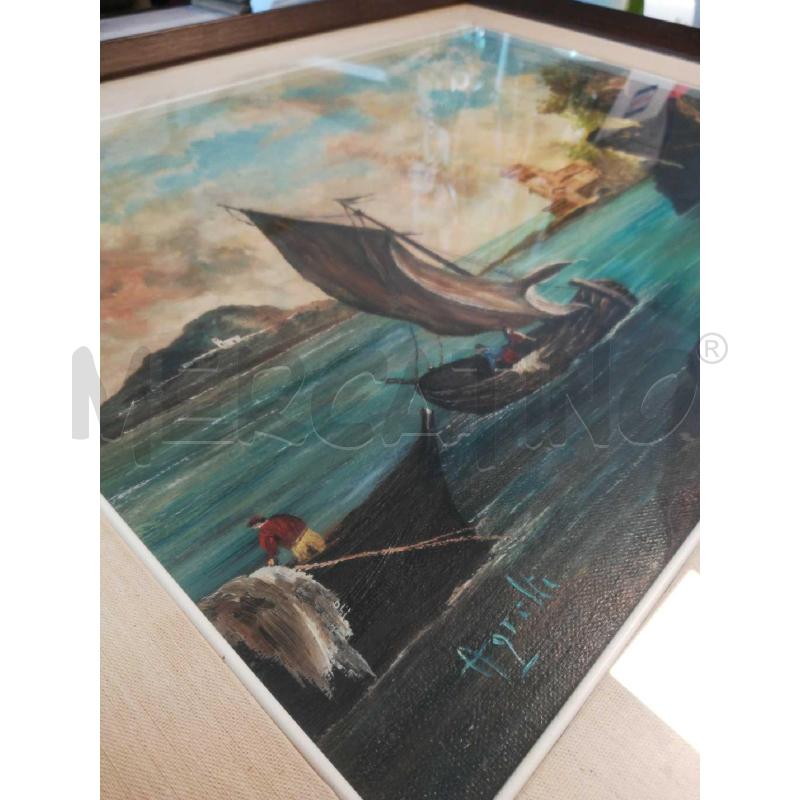 QUADRO PAESAGGIO CAMPANO AGRETTI | Mercatino dell'Usato Cosseria 3