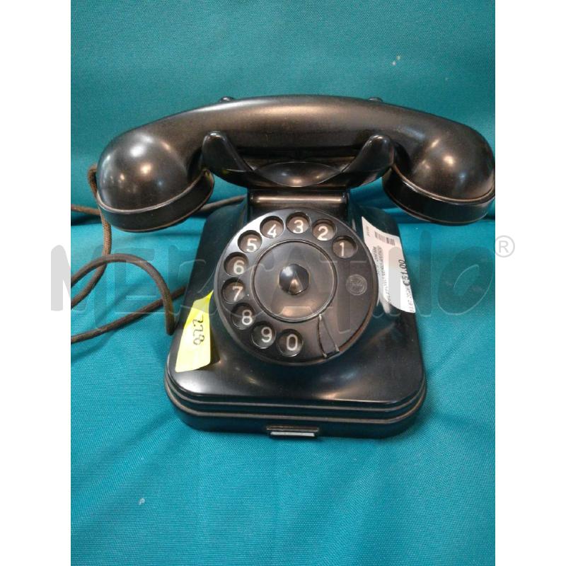 TELEFONO NERO ANTICO | Mercatino dell'Usato Cosseria 1