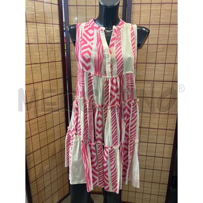 ABITO DONNA H2O PANNA DISEGNI FUCSIA | Mercatino dell'Usato Manduria 1