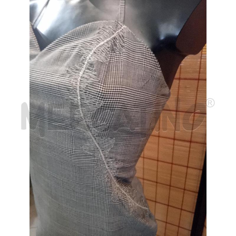 ABITO DONNA VERSACE JEANS COUTURE GRIGIO QUADRETTI | Mercatino dell'Usato Manduria 3