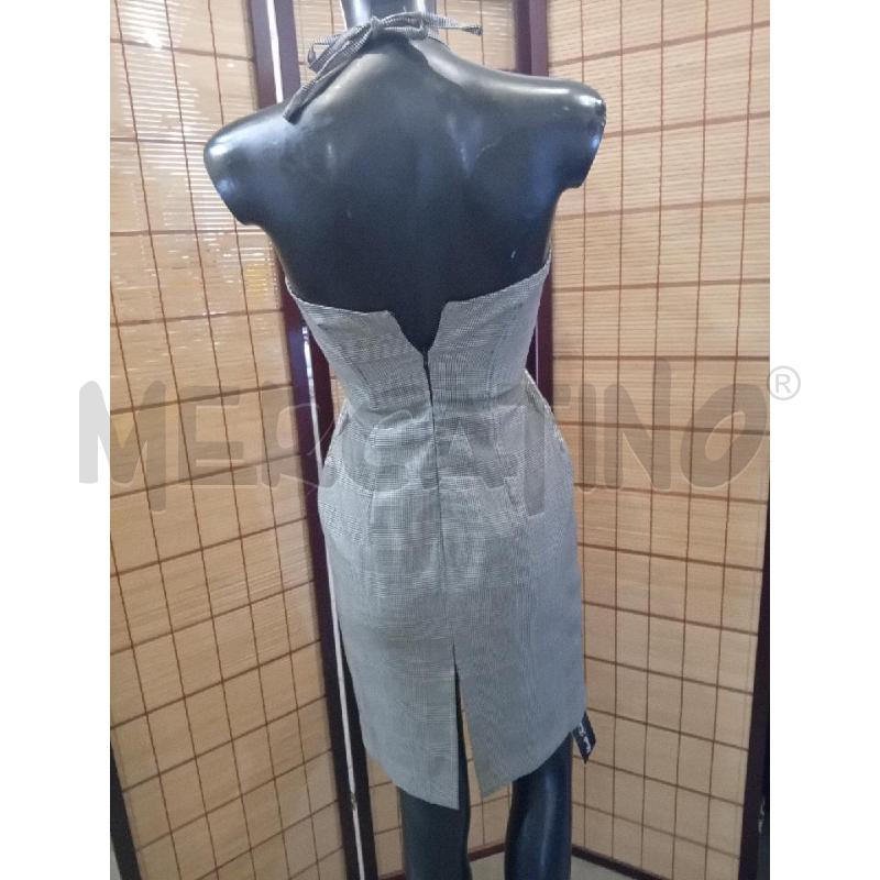 ABITO DONNA VERSACE JEANS COUTURE GRIGIO QUADRETTI | Mercatino dell'Usato Manduria 4