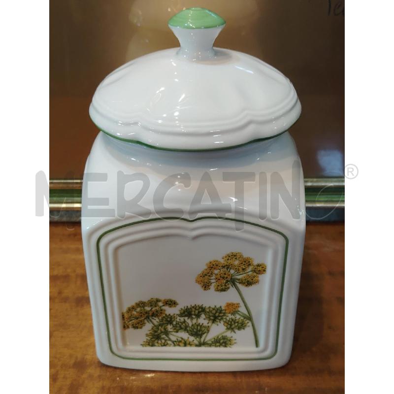 BISCOTTIERA VILLEROY & BOCH BORDINI VERDI FIORI GIALLI  | Mercatino dell'Usato Manduria 1