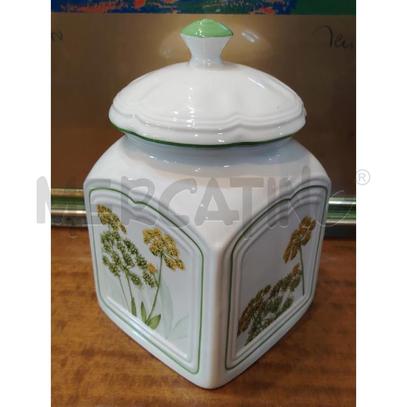 BISCOTTIERA VILLEROY & BOCH BORDINI VERDI FIORI GIALLI  | Mercatino dell'Usato Manduria 2