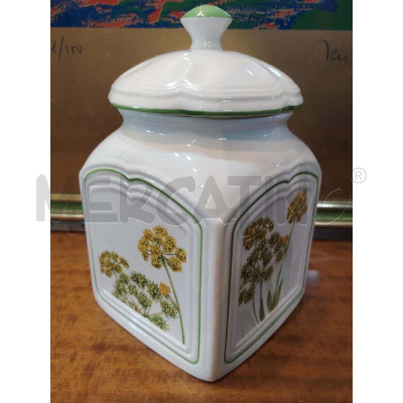 BISCOTTIERA VILLEROY & BOCH BORDINI VERDI FIORI GIALLI  | Mercatino dell'Usato Manduria 3