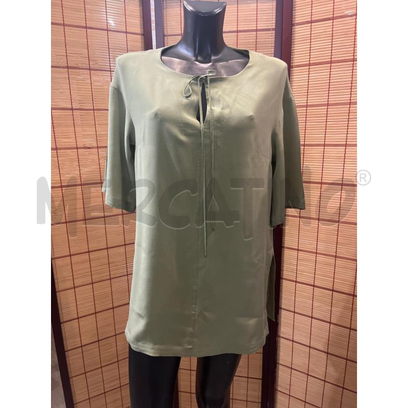 BLUSA DONNA 44 MAX MARA STUDIO VERDE SETA | Mercatino dell'Usato Manduria 1