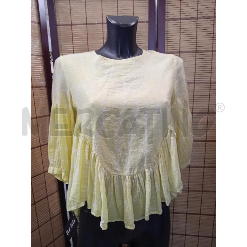 BLUSA DONNA XS ANTIK BATIK GIALLA BIANCA  | Mercatino dell'Usato Manduria 1