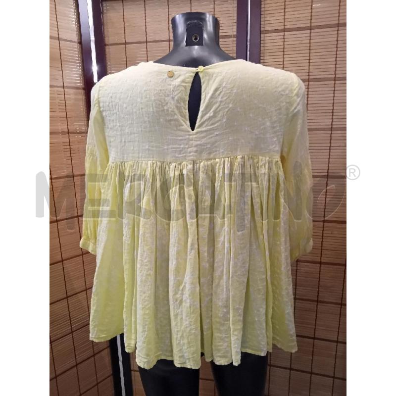 BLUSA DONNA XS ANTIK BATIK GIALLA BIANCA  | Mercatino dell'Usato Manduria 3