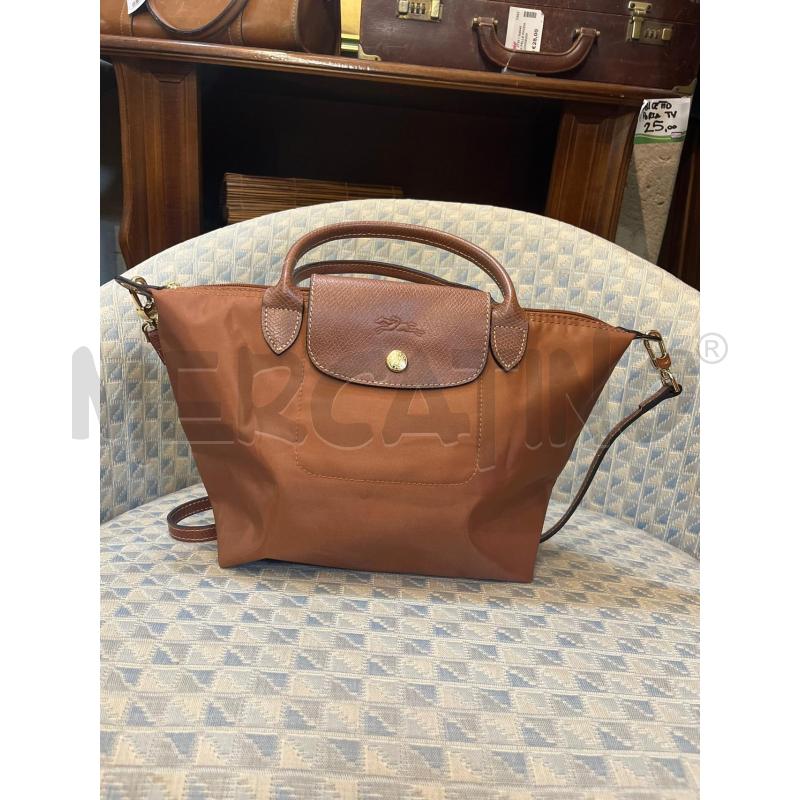 BORSA DONNA LONGCHAMP PARIS MARRONE  | Mercatino dell'Usato Manduria 1