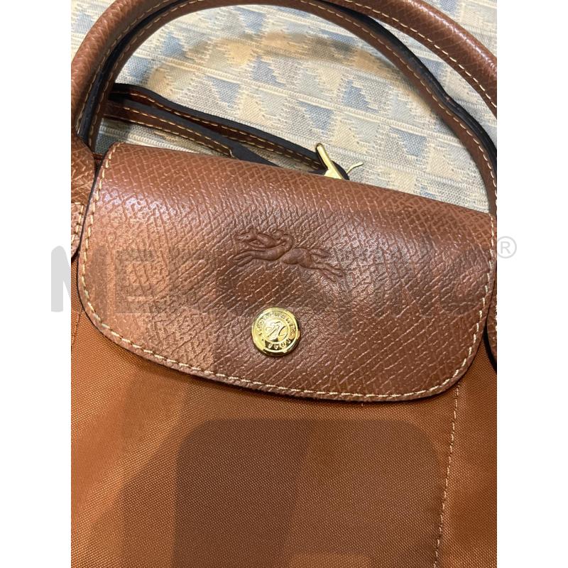 BORSA DONNA LONGCHAMP PARIS MARRONE  | Mercatino dell'Usato Manduria 4