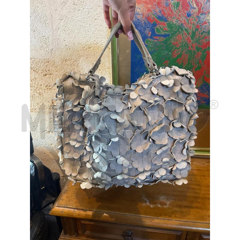 BORSA DONNA MARINA GALANTI TORTORA FIORI PETALI RILIEVO | Mercatino dell'Usato Manduria 5