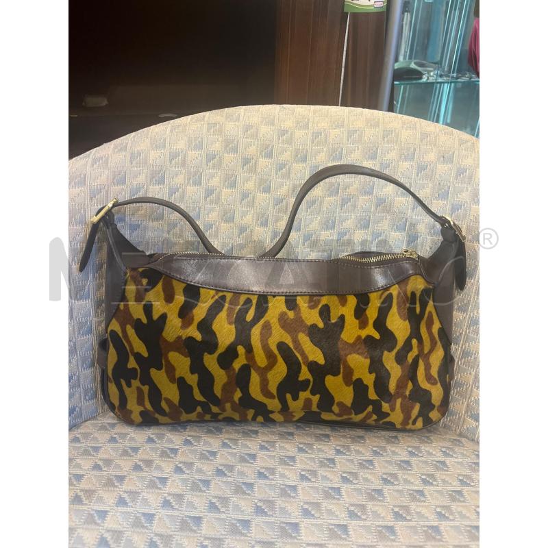 BORSA DONNA PELLE MARRONE CAVALLINO CAMOUFLAGE | Mercatino dell'Usato Manduria 2