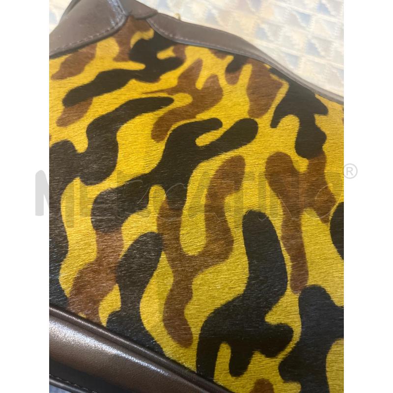 BORSA DONNA PELLE MARRONE CAVALLINO CAMOUFLAGE | Mercatino dell'Usato Manduria 3
