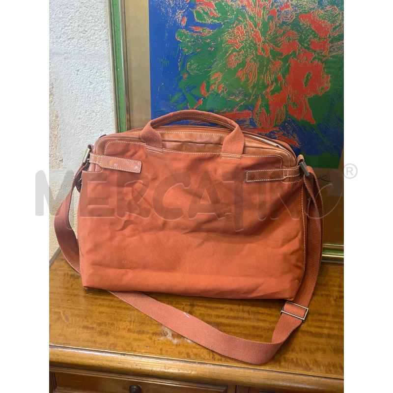 BORSA DONNA PIQUADRO RUGGINE PELLE TESSUTO  | Mercatino dell'Usato Manduria 5