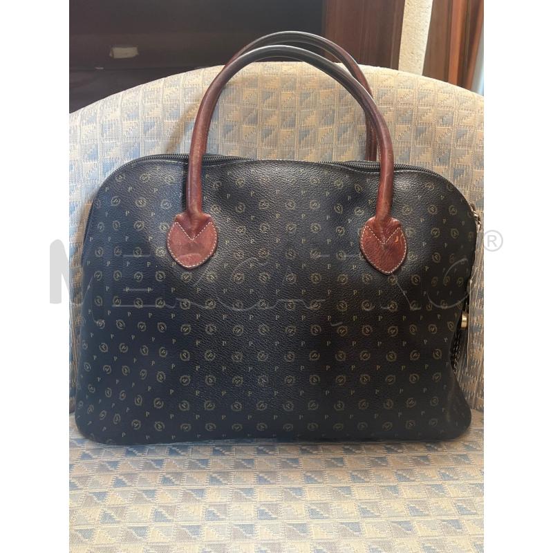 BORSA DONNA POLLINI MARRONE LOGO | Mercatino dell'Usato Manduria 2
