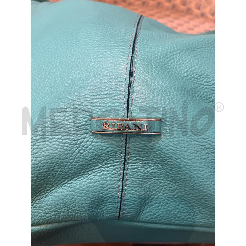 BORSA DONNA RIPANI VERDE ACQUA | Mercatino dell'Usato Manduria 3