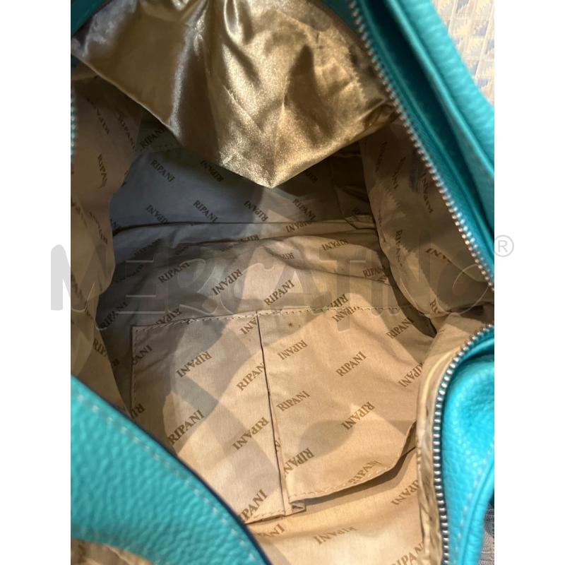BORSA DONNA RIPANI VERDE ACQUA | Mercatino dell'Usato Manduria 4
