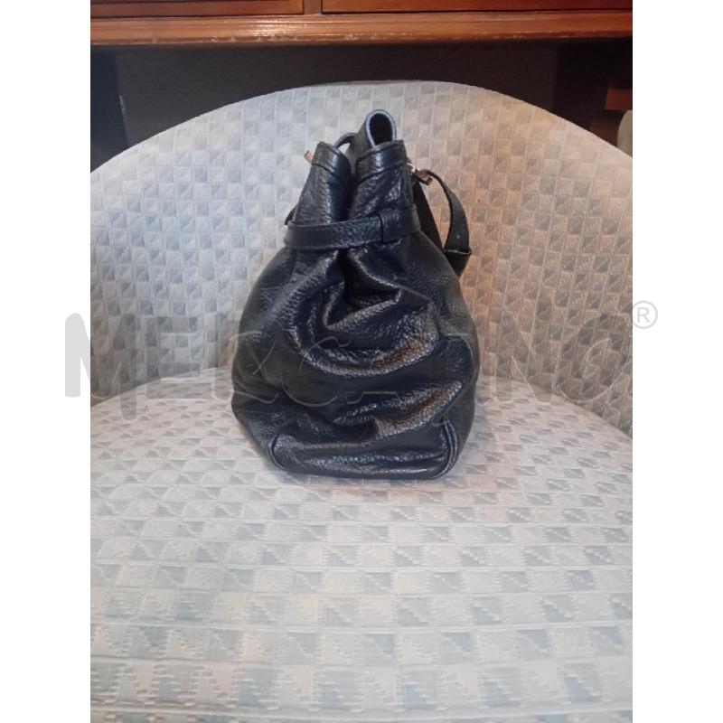BORSA DONNA TIMBERLAND PELLE NERA DET DORATI  | Mercatino dell'Usato Manduria 2
