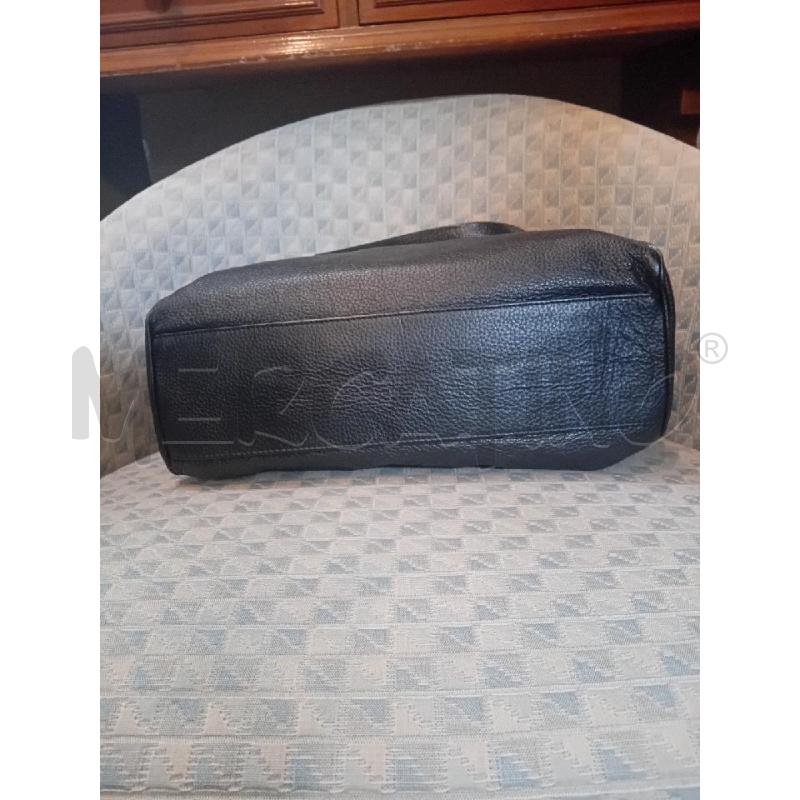 BORSA DONNA TIMBERLAND PELLE NERA DET DORATI  | Mercatino dell'Usato Manduria 5