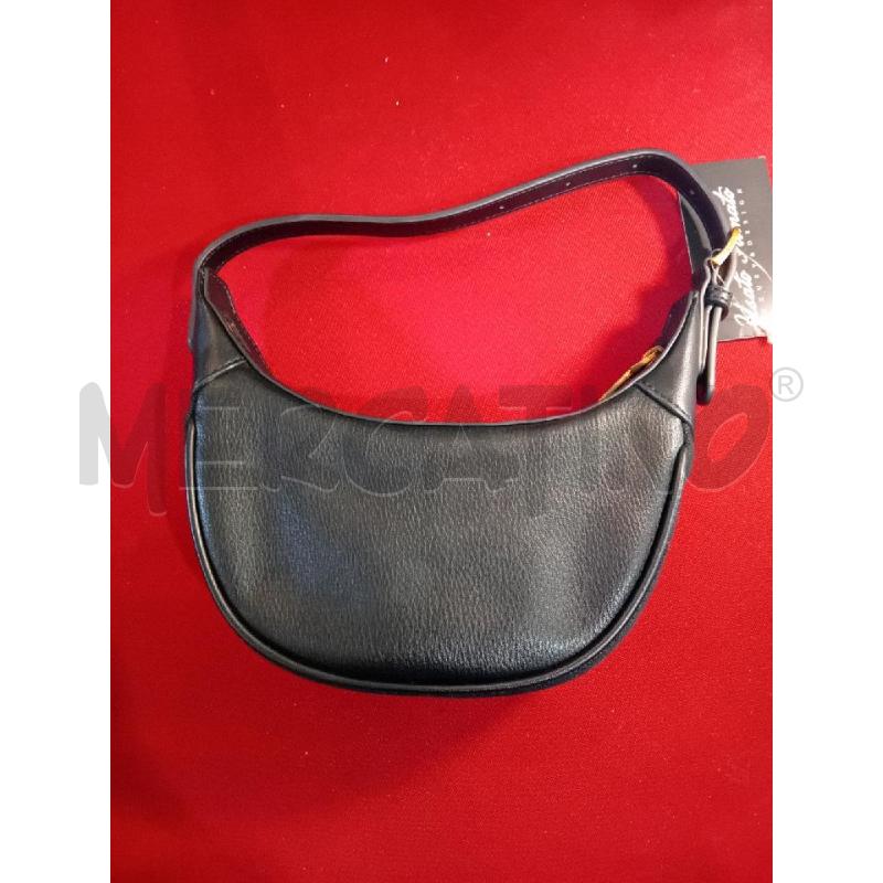 BORSETTA DONNA LIU JO MINI HOBO NERA BANDA ROSSA | Mercatino dell'Usato Manduria 3