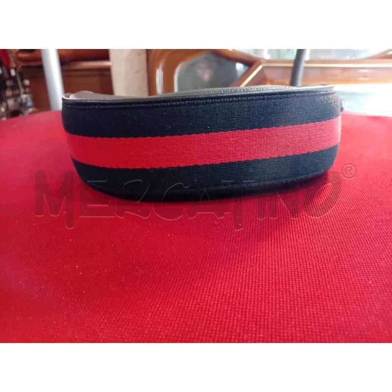 BORSETTA DONNA LIU JO MINI HOBO NERA BANDA ROSSA | Mercatino dell'Usato Manduria 4