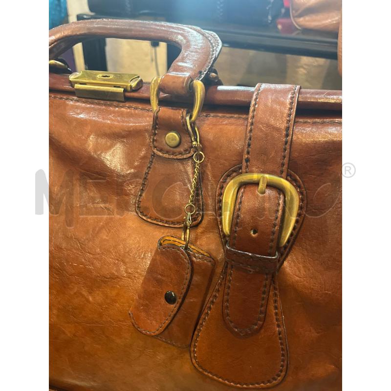 BORSONE PELLE THE BRIDGE VINTAGE BASE RIGIDA | Mercatino dell'Usato Manduria 3