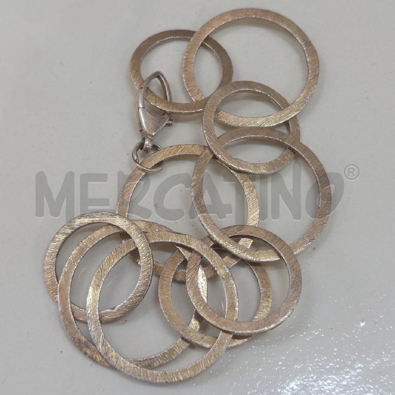 BRACCIALE A MAGLIA SFERICA ARG DORATO | Mercatino dell'Usato Manduria 2
