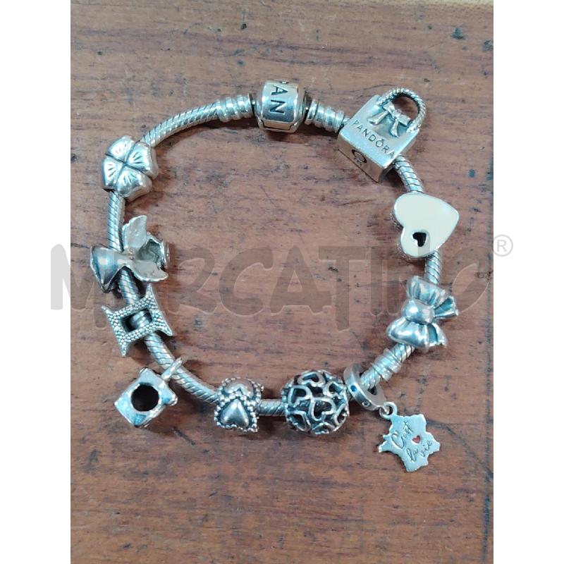 BRACCIALE PANDORA + 10 CHARM  | Mercatino dell'Usato Manduria 1